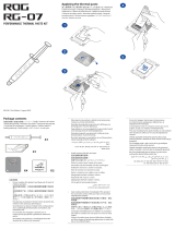 Asus ROG RG-07 PERFORMANCE THERMAL PASTE KIT Guia rápido