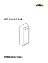 Axis A4020-E RFID Reader Guia de instalação