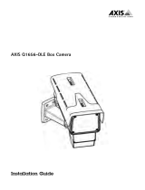 Axis Q1656-DLE Radar Video Fusion Box Camera Guia de instalação