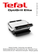 Tefal OptiGrill Elite Manual do usuário