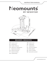 Neomounts BEAMER-C80WHITE Manual do usuário