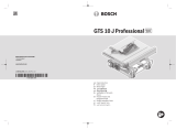 Bosch GTS 10 J Manual do usuário