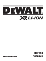 DeWalt DCF894 Manual do usuário