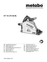 Metabo KT 18 LTX 66 BL Manual do usuário