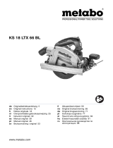 Metabo KS 18 LTX 66 BL Manual do usuário