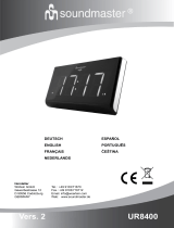 Soundmaster UR8400 Manual do usuário