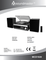 Soundmaster MCD1820 Manual do usuário