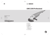 Bosch GWS 2200 Manual do usuário