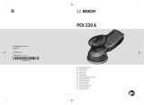 Bosch PEX 220 A Manual do usuário