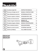 Makita DDA341 Cordless Angle Drill Manual do usuário