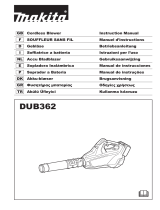Makita DUB362 Manual do usuário