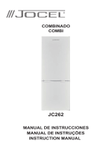 Jocel jc262 Combi Refrigerator Freestanding Manual do usuário