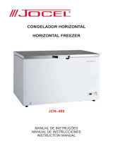 Jocel JCH-488 HORIZONTAL FREEZER Manual do usuário