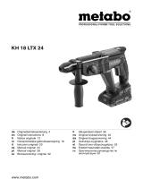 Metabo KH 18 LTX 24 Manual do usuário