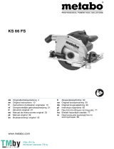Metabo KS 66 FS Manual do usuário