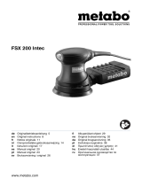 Metabo FSX 200 INTEC Manual do usuário