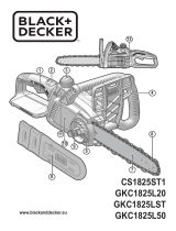 BLACK DECKER GKC1825L50-QW Manual do usuário