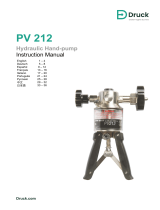Druck PV 212 Manual do usuário