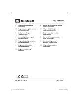 EINHELL GC-RM 500 Manual do usuário