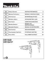 Makita HR1840 Rotary Hammer Manual do usuário