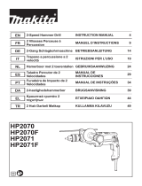 Makita HP2070 2-Speed Hammer Drill Manual do usuário