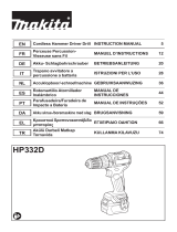 Makita HP332D Manual do usuário