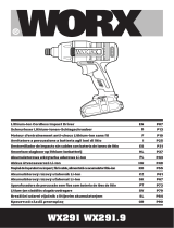 Worx WX291.9 Lithium-Ion Cordless Impact Driver Manual do usuário
