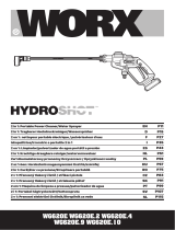 Worx WG620E.10 Cordless 22 Bar Hydroshot Portable Pressure Washer Manual do usuário