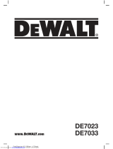 DeWalt DE7023 Manual do usuário