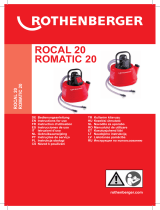 Rothenberger ROCAL 20 Manual do usuário