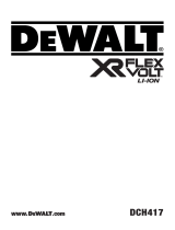 DeWalt DCH417 Manual do usuário