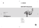 Bosch GSH 500 PROFESSIONAL Manual do usuário