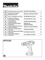 Makita HP333D Manual do usuário