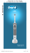 Oral-B Oral-B 3757 Vitality Rechargeable Toothbrush Manual do usuário