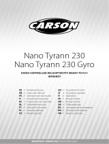 Carson Nano Tyrann 230 Manual do usuário