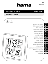 Hama EWS Intro Weather Station Manual do usuário