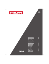 Hilti PMC 46 Manual do usuário