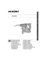 Hikoki DH 12DD Cordless Hammer Drill Manual do usuário