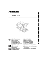 Hikoki C 6SS Brushless Circular Saw Manual do usuário