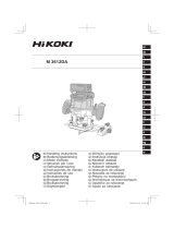Hikoki M3612DA 36V Cordless Multi-Volt Brushless Router Manual do usuário