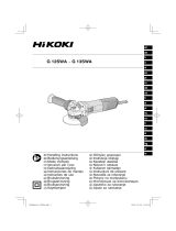 Hikoki G 13SWA Angle Grinder Manual do usuário