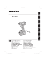 Hikoki WH 36DC Power Tools 36V Impact Driver Manual do usuário