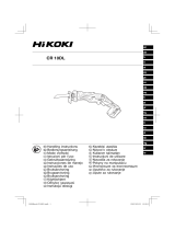 Hikoki CR10DL Cordless Electric Reciprocating Saw Manual do usuário