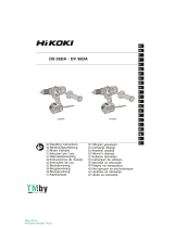 Hikoki DS 36DA Cordless Combi Drill Manual do usuário