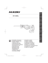 Hikoki CR18DSL 18V Cordless Reciprocating Saw Manual do usuário