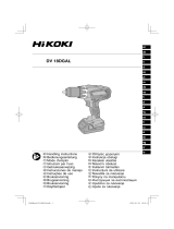 Hikoki DV18DGAL 18v Cordless Combi Drill Manual do usuário