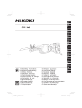 Hikoki CR13V2 Variable Speed Reciprocating Saw Manual do usuário