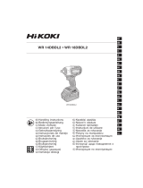 Hikoki WR 14DBDL2 Brushless Impact Wrench Manual do usuário