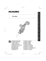Hikoki CR 12DA Cordless Reciprocating Saw Manual do usuário