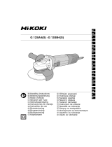 Hikoki G 12SA4 Angle Grinder Manual do usuário
